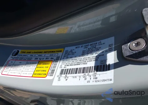 2024 Ford Bronco Sport Outer Banks из США, поврежденный, VIN 3FMCR9C6XRRF17922